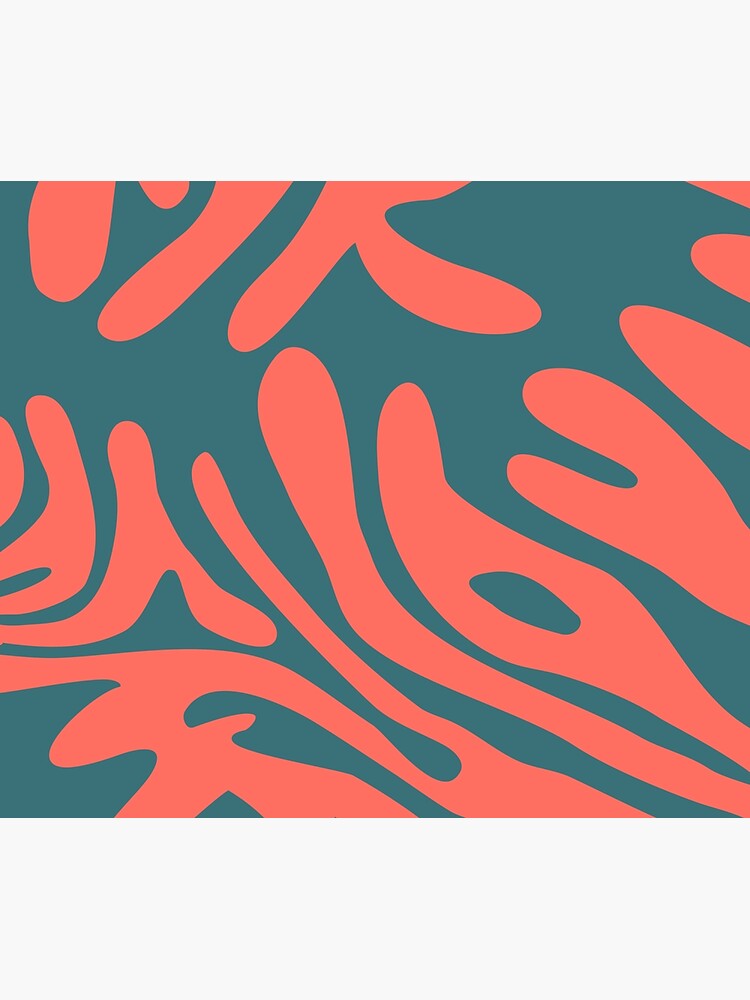 Living Coral in the Deep Sea - Pantone Color Trend 2019 by caligrafica