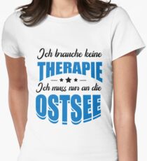 Ostsee Tailliertes T-Shirt für Frauen