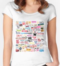 Musicals Tailliertes Rundhals-Shirt