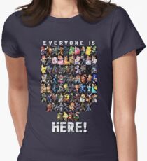 Alle sind hier! - Super Smash Bros Ultimate Tailliertes T-Shirt