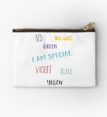 I am special funny colorful typography design Studio Pouch