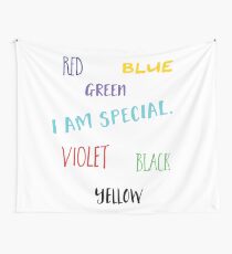 I am special funny colorful typography design Wall Tapestry