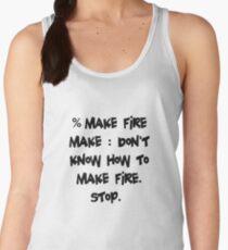 Funny UNIX Shell Make Women's Tank Top
