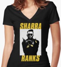 Shabba Ranks Women's Fitted V-Neck T-Shirt