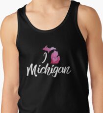 Camiseta de tirantes Amo a michigan