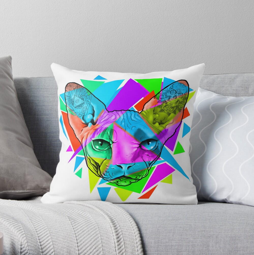 sphynx cat pillow