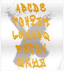 ALFABETO GRAFFITI Poster