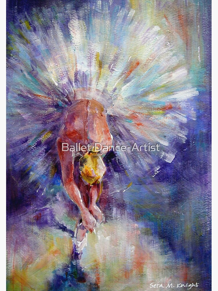 "Ballerina Adjusting The Ribbons - Art" Poster by ballet-dance | Redbubble