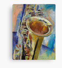 Saxophone Canvas Print