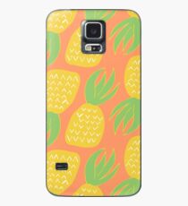 Ananas - Orange Hülle & Klebefolie für Samsung Galaxy