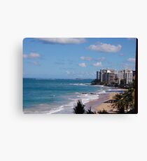 Puerto Rico beach Canvas Print