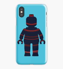 Minifig with Curved Stripes iPhone Case/Skin