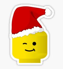 Santa Minifig by Customize My Minifig Sticker