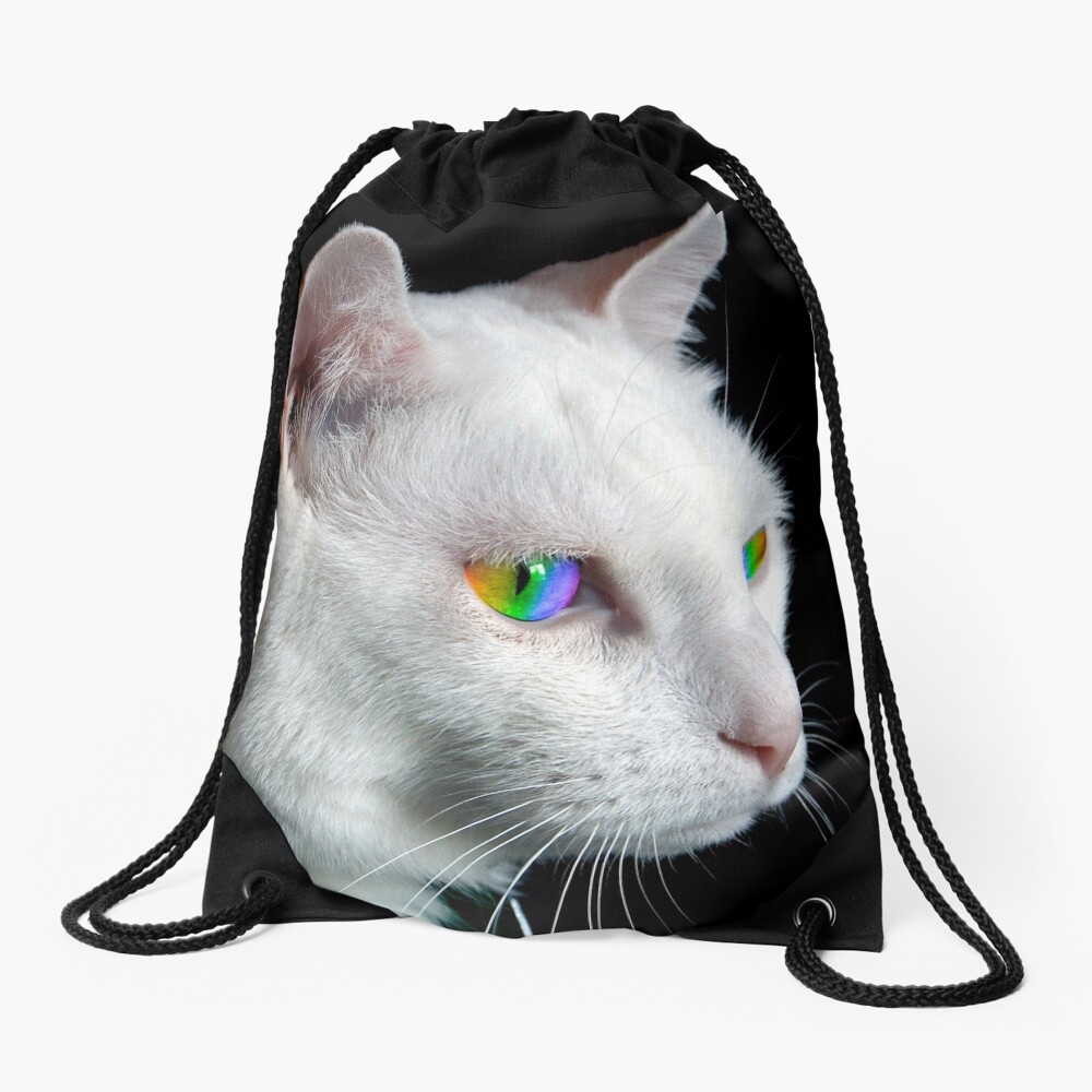 Pride Cat’s Eyes Drawstring Bag