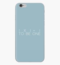 Vinilo o funda para iPhone 1X1 = 1 PARA SER UNO