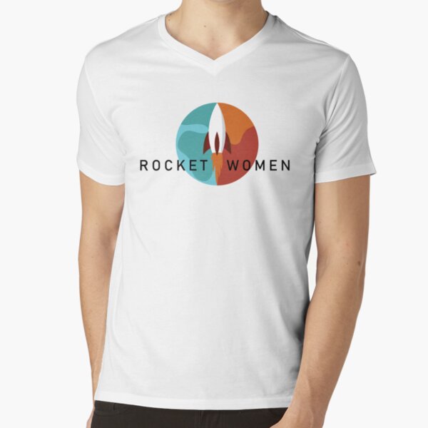 Rocket Women - Original Logo V-Neck T-Shirt