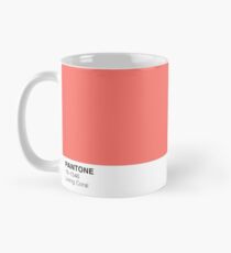 Lebende Koralle Pantone Tasse (Standard)