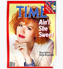 Molly Ringwald 1980er Fan Art Poster