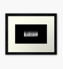Blues Boy Framed Print