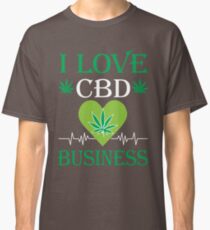 I Love CBD Business Classic T-Shirt