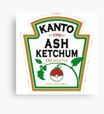 ash ketchum Canvas Print
