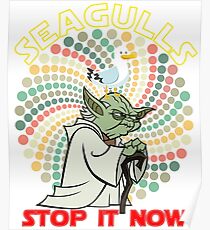 Póster Seagulls Stop It Now Shirt Niños Juvenil Hombres Mujeres