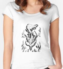 magic axolote Women's Fitted Scoop T-Shirt