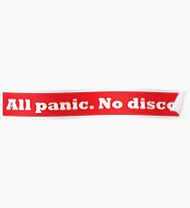 all panic no disco Poster