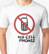 Luke's Diner No Cell Phones Unisex T-Shirt