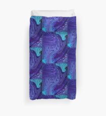 Purple Peacock Duvet Cover