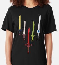 Power Of The Swords (Adventure Time) Slim Fit T-Shirt