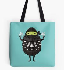 Ninjacado in Holiday Sweater Tote Bag
