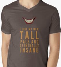 I like my men.... Men's V-Neck T-Shirt