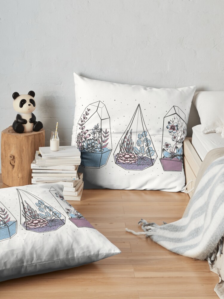Alternate view of Terrariums Floor Pillow