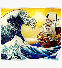 The Great Wave off One Piece Poster