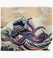The Great Wave off Octopus War Poster