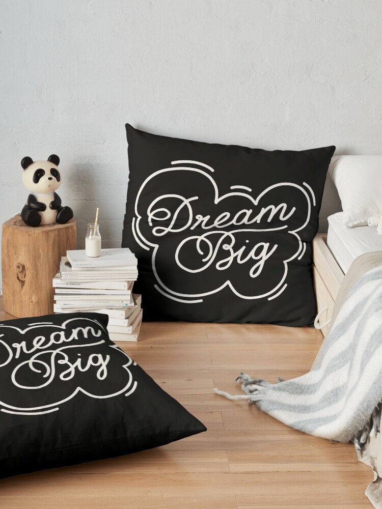 Alternate view of Dream big by Elebea Floor Pillow
