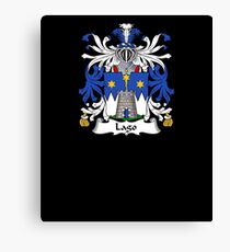Lago Coat of Arms - Family Crest Shirt Canvas Print