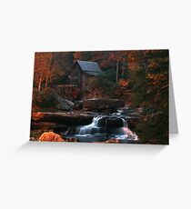 The Glade Creek Grist Mill Greeting Card
