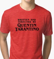 Camiseta de tejido mixto Escrito y dirigido por Quentin Tarantino.