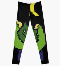 Moonlight Monster Pixel Art Leggings