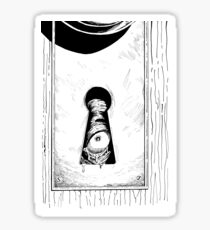 Eye of the Keyholder Horror Art Sticker