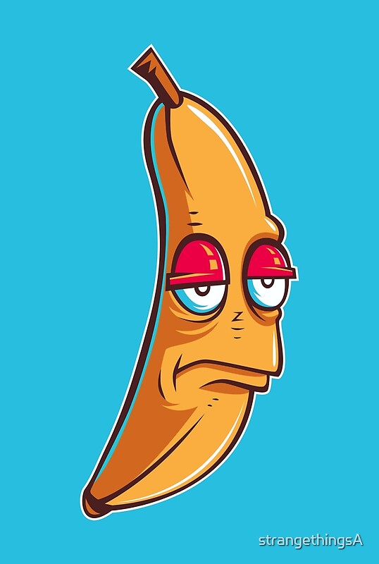"Banana Bart" by strangethingsA Redbubble