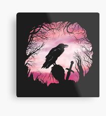 The Raven Metal Print