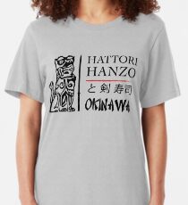 Kill Bill - Hattori Hanzo Ad - Black Slim Fit T-Shirt