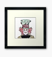 Tim Burton, Hand drawing, Alice in Wonderland, Quotes, Gifts, Presents, Decor, Pencil drawings, Doodles, Cinema, Culture, Hobbies Framed Print