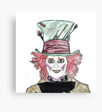 Tim Burton, Hand drawing, Alice in Wonderland, Quotes, Gifts, Presents, Decor, Pencil drawings, Doodles, Cinema, Culture, Hobbies Metal Print
