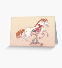Signe du cheval Greeting Card