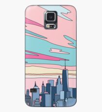 Stadtsonnenuntergang bei Elebea Hülle & Klebefolie für Samsung Galaxy