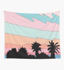 Strand Sonnenuntergang von Elebea Wandbehang